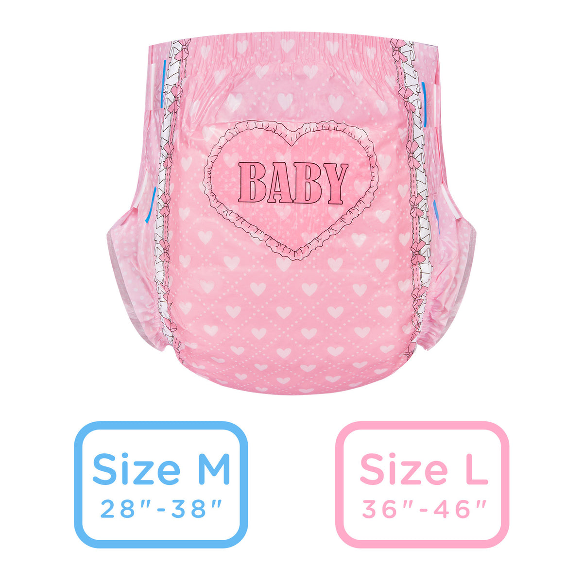 LittleForBig Blushing Baby Adult Diapers Universal Diapers