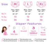 Rearz New Princess Pink Overnight Adult Diapers