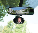 car rearview mirror with mini rearview mirror attached to the window