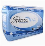 Pack of Rearz Inspire+ InControl diapers in large