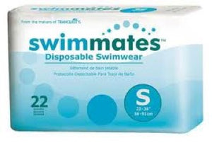 pack of swimmates diapers with sample diaper