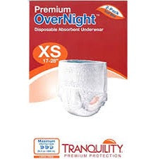 Tranquility Premium OverNight Disposable Absorbent Underwear, X