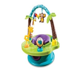 Safari-themed deluxe superseat for babies