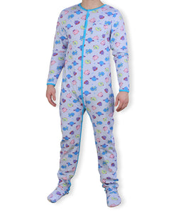 Rearz - Lil' Monsters Adult Footed Jammies