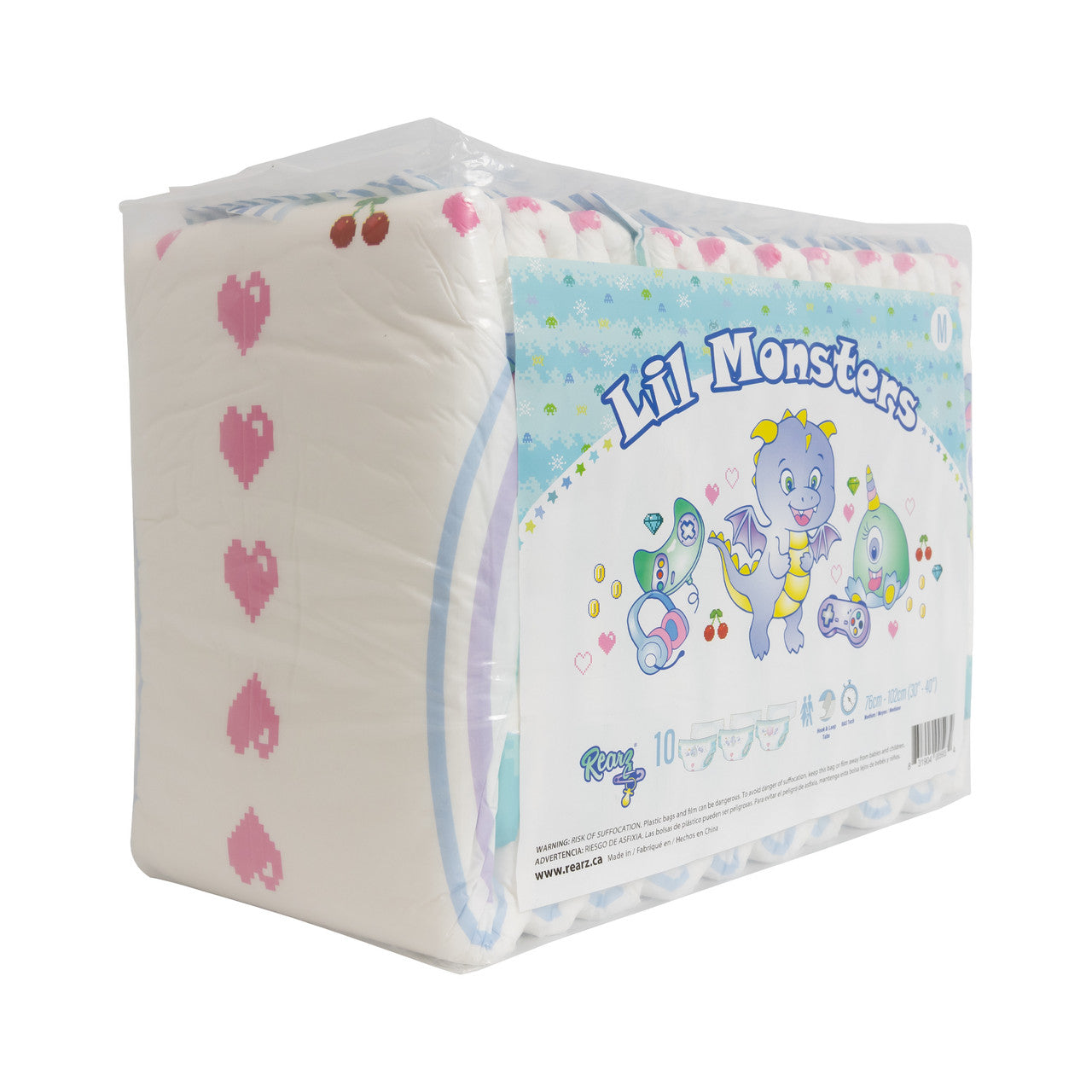 lil monsters diapers Rearz Lil' Monster Adult Diapers – Universal Diapers