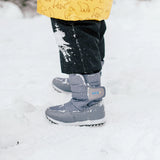 Toasty-Dry Puffy Winter Boots | Heather Grey