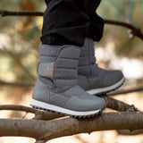 Toasty-Dry Puffy Winter Boots | Heather Grey