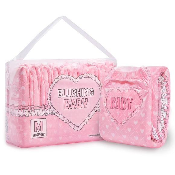 LittleForBig - Blushing Baby Adult Diapers