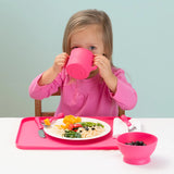 Silicone Learning Cup - Pink
