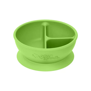 Silicone Learning Suction Bowl - Green