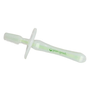 Green Sprouts - Silicon Baby Toothbrush Clear