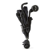 Folded Summer Infant 3DLite+ Convenience Stroller in matte black