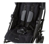 seat view of Summer infant 3DLite+ Convenience Stroller in matte black