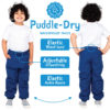 Puddle-Dry Waterproof Pants (Single Layer) | Watermelon Pink