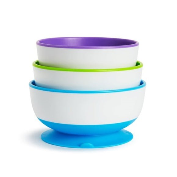 Stay Put™ Suction Bowls - 3 Pack