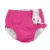 Green Sprout i play - Ruffle Snap Reusable Absorbent Swim Diaper - Pink