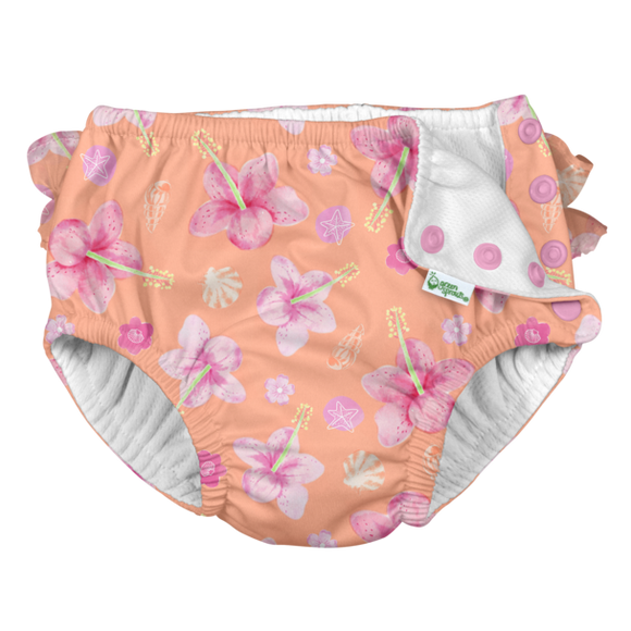 Green Sprout i play - Ruffle Snap Reusable Absorbent Swim Diaper