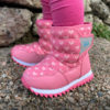 Toasty-Dry Puffy Winter Boots | Hearts
