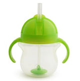 Click Lock Weighted Flexi-Straw Cup in green