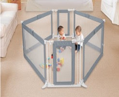 Custom Fit baby gate structured as play pen