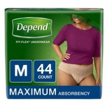 Pack of Depend Fit Flex underwear