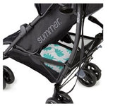 Rear view of Summer infant 3DLite+ Convenience Stroller in matte black
