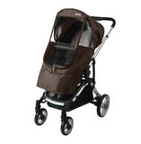 jogger stroller with Manito Elegance Beta stroller cover in brown