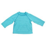 i play by green sprouts long sleeve rashguard swim shirt in blue 