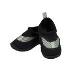 pair of i play by green sprouts water shoes in black