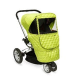 stroller with Manito Castle weathershield in green