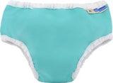 pair of Mother Ease training pants in teal