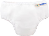 pair of Mother Ease training pants in white