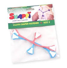 pack of Snappi cloth diaper fasteners on white background