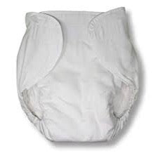 Rearz washable fitted diaper in purple on white background