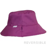 Sherpa Reversible Bucket Hat - Fuchsia/Pink Drops