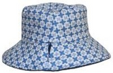 Sherpa Reversible Bucket Hat - Navy/Blue Cross