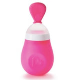 Squeeze Spoon for babies in pink