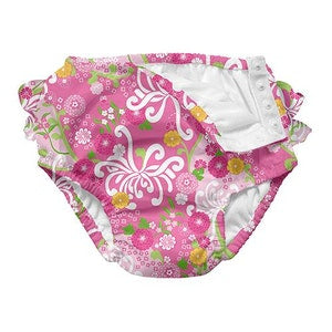 Green Sprout & i play - Ruffle Snap Reusable Absorbent Swim Diaper